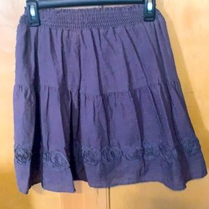Ash purple skirt.